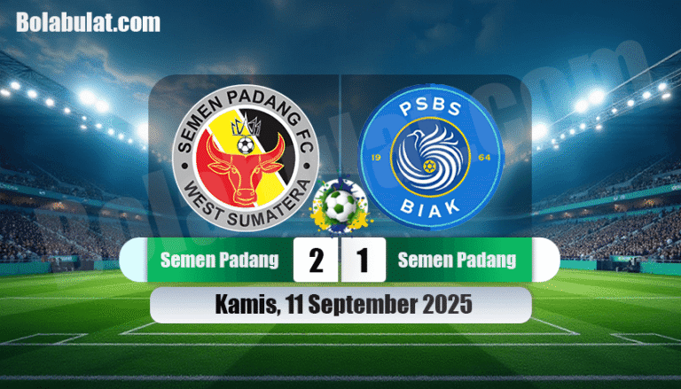 Prediksi Semen Padang vs PSBS Biak: Kabau Sirah Siap Menggila di Kandang Sendiri